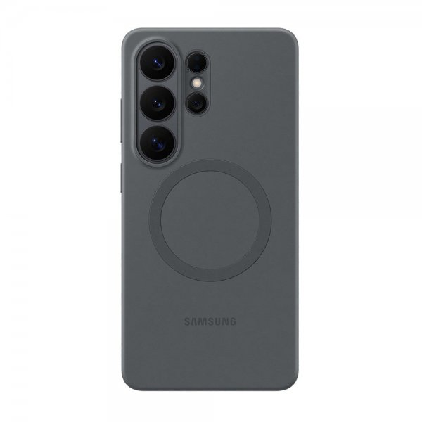 Samsung Original Galaxy S26 Ultra -silikonisuojakuori magneetilla, musta