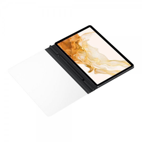 Samsung Alkuperäinen Galaxy Tab S7/Galaxy Tab S8 -kotelo Note View Cover, musta