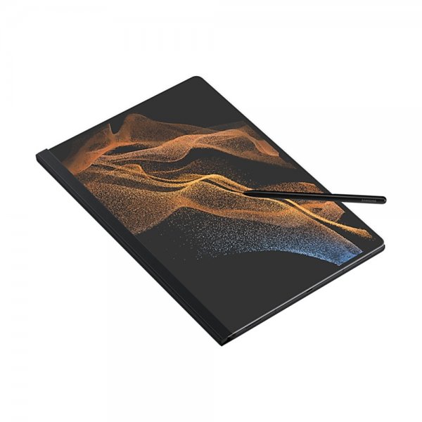 Samsung Alkuperäinen Galaxy Tab S8 Ultra Kotelo Note View Cover Musta