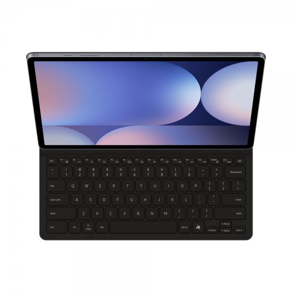 Samsung Alkuperäinen Galaxy Tab S9 Plus/S9 FE Plus/S10 Plus Kotelo Book Cover Keyboard Slim Musta