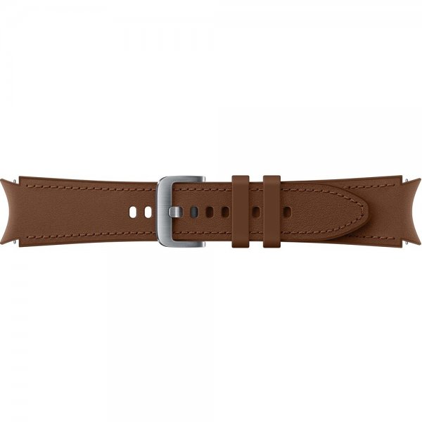 Samsung Alkuperäinen Galaxy Watch 20mm Ranneke Hybridinahkaranneke (S/M) Camel