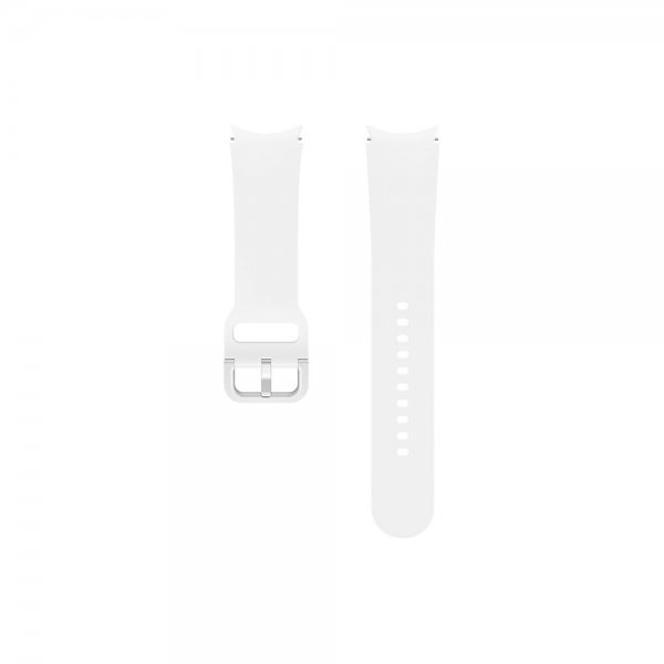 Samsung Original Galaxy Watch 20mm Sport Band -ranneke (M/L), valkoinen