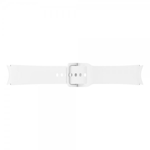 Samsung Original Galaxy Watch 20mm Sport Band -ranneke (M/L), valkoinen