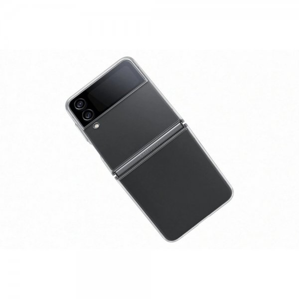 Samsung Alkuperäinen Galaxy Z Flip 4 Suojakuori Kirkas Slim Cover Läpinäkyvä