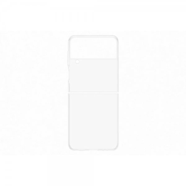Samsung Alkuperäinen Galaxy Z Flip 4 Suojakuori Kirkas Slim Cover Läpinäkyvä