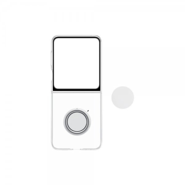 Samsung Alkuperäinen Galaxy Z Flip 5 Kuori Clear Gadget Case Läpinäkyvä
