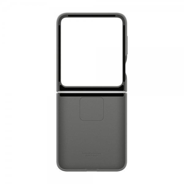 Samsung Alkuperäinen Galaxy Z Flip 6/Flip 7 FE Silikonisuojakuori Harmaa