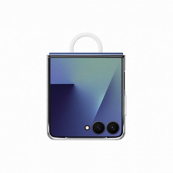 Samsung Original Galaxy Z Flip 7 Kuori Sormuskotelo Kirkas Läpinäkyvä