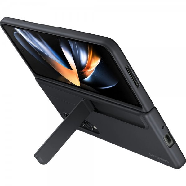 Samsung Original Galaxy Z Fold 4 -suojakuori, jossa teline ja kynä, musta