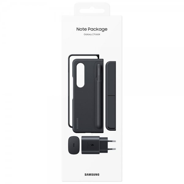 Samsung Original Galaxy Z Fold 4 Note Package Case + S Pen + 25W matka-adapteri