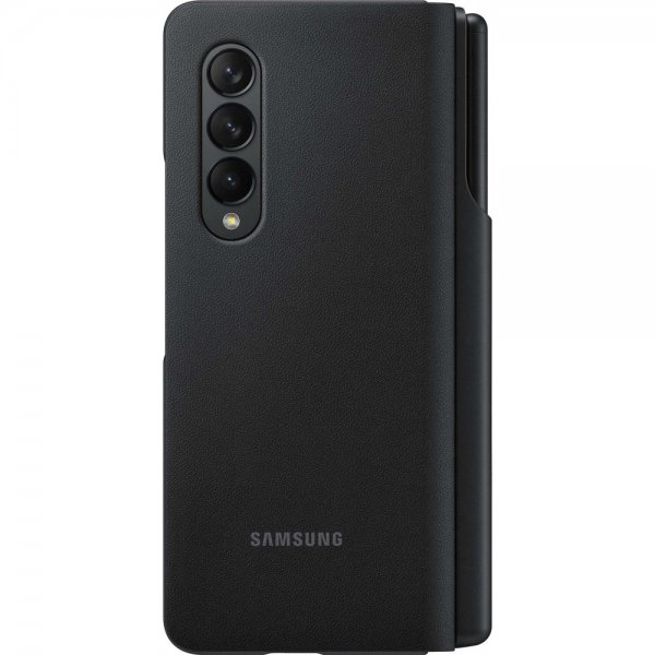 Samsung Original Galaxy Z Fold3 Flip Cover kynällä, musta