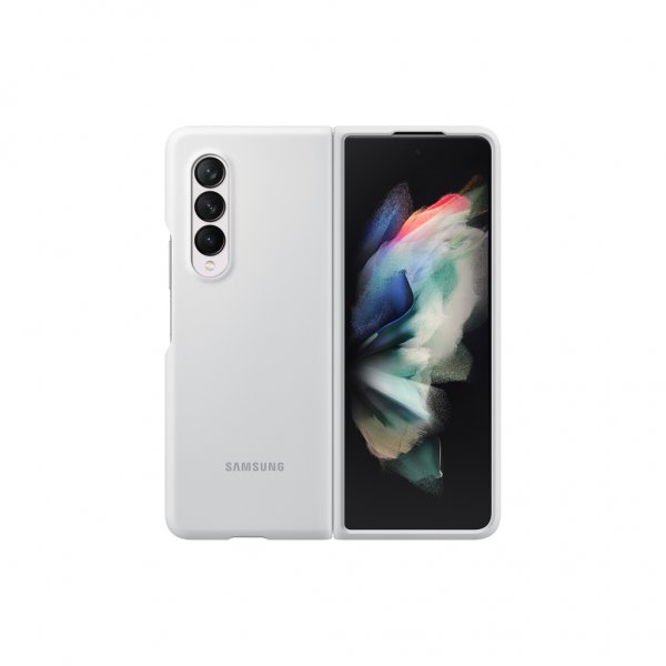 Samsung Original Galaxy Z Fold3 -silikonisuojakuori, valkoinen