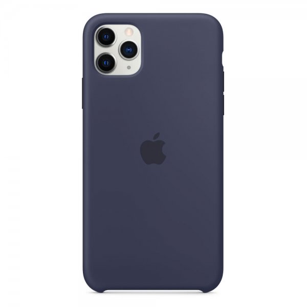 Apple Alkuperäinen iPhone 11 Pro Max Kuori Silikoni Case Midnight Blue