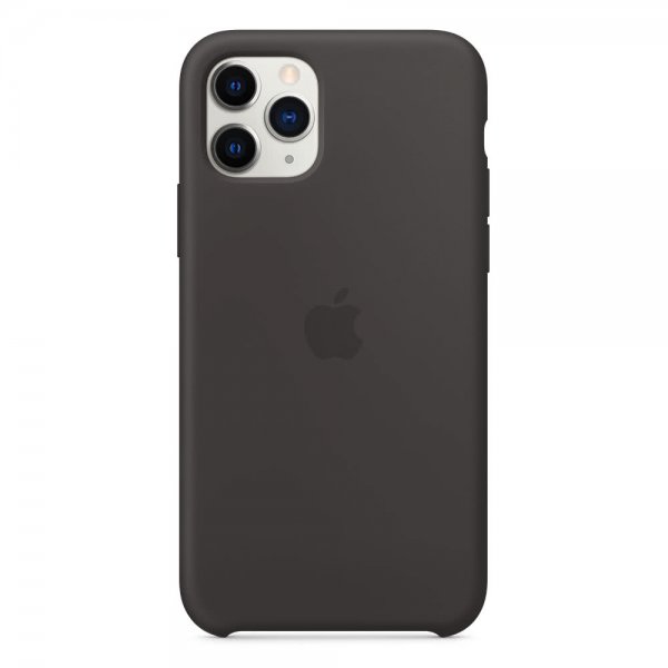 Apple Alkuperäinen iPhone 11 Pro -silikonisuojakuori, musta