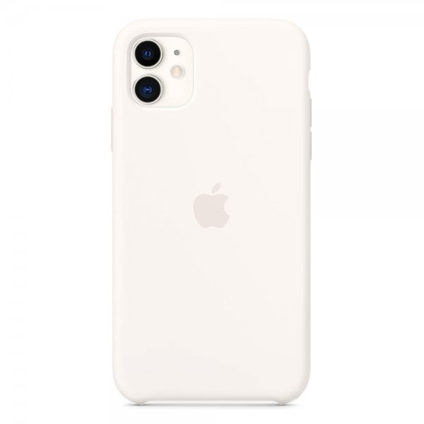 Apple alkuperäinen iPhone 11 -silikonikuori valkoinen