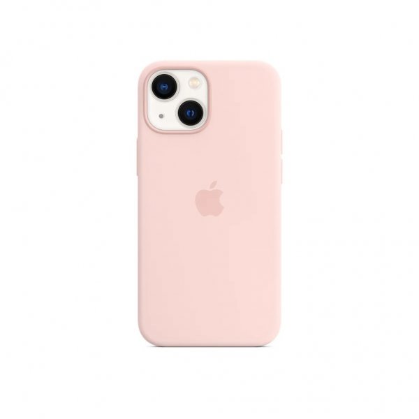 Apple Alkuperäinen iPhone 13 Silicone Case MagSafe Chalk Pink