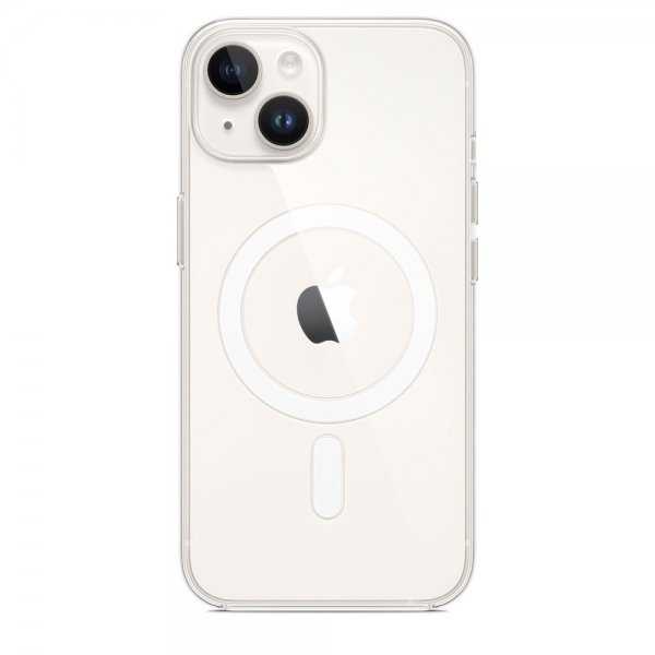 Apple alkuperäinen iPhone 14 Plus Clear Case MagSafe Läpinäkyvä