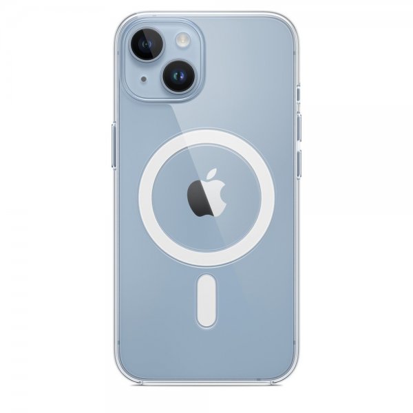 Apple alkuperäinen iPhone 14 Plus Clear Case MagSafe Läpinäkyvä
