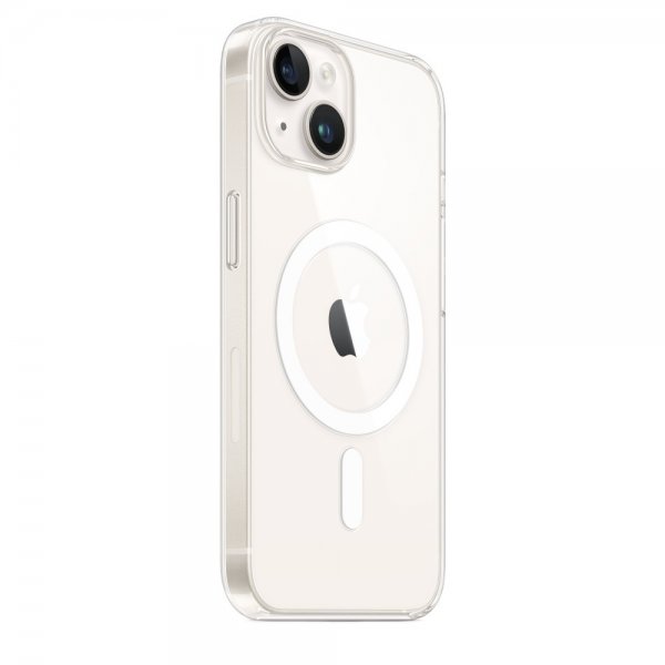 Apple alkuperäinen iPhone 14 Plus Clear Case MagSafe Läpinäkyvä