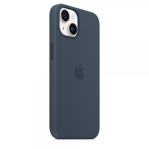 Apple Alkuperäinen iPhone 14 Plus Silicone Case MagSafe Myrskynsininen