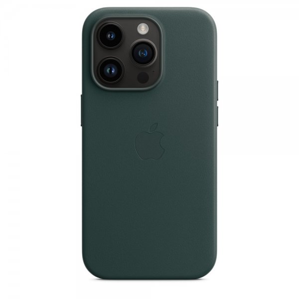 Apple Alkuperäinen iPhone 14 Pro Max Nahkakuori MagSafe Metsänvihreä