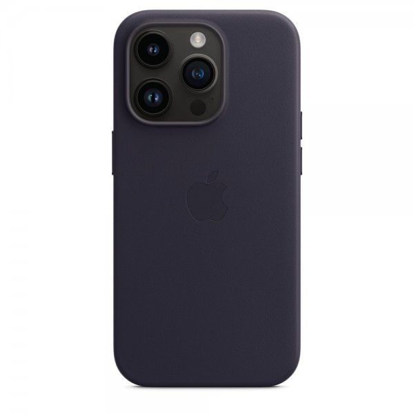 Apple alkuperäinen iPhone 14 Pro Max -nahkakuori MagSafella, muste