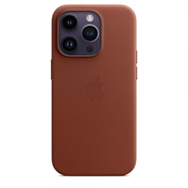 Apple Alkuperäinen iPhone 14 Pro Max Nahkakuori MagSafe Umbra