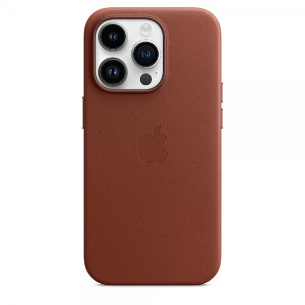 Apple Alkuperäinen iPhone 14 Pro Max Nahkakuori MagSafe Umbra