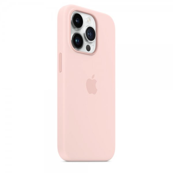 Apple Alkuperäinen iPhone 14 Pro Max Silikonikuori MagSafella, Liiturannanvaaleanpunainen