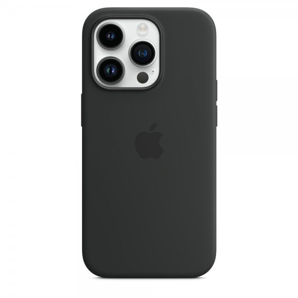 Apple alkuperäinen iPhone 14 Pro Max silikonikuori MagSafe yönsininen
