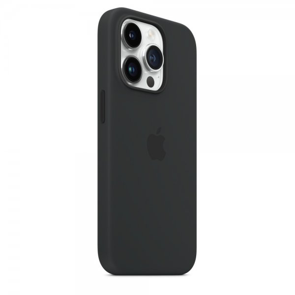 Apple alkuperäinen iPhone 14 Pro Max silikonikuori MagSafe yönsininen