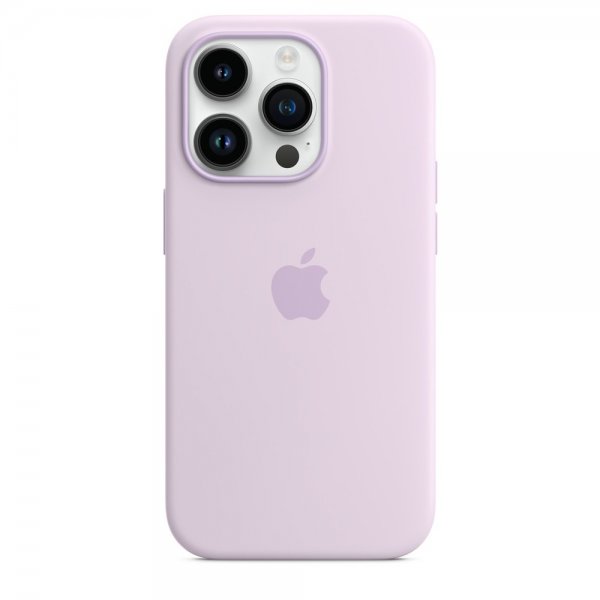 Apple alkuperäinen iPhone 14 Pro Max -silikonisuojakuori MagSafella, syreeni