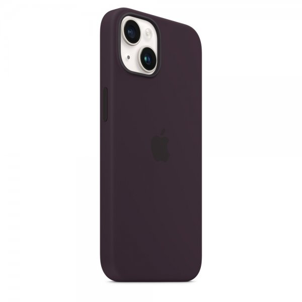 Apple Original iPhone 14 Silicone Case MagSafe Mustaselja