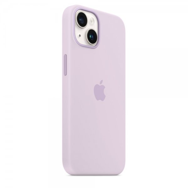Apple Alkuperäinen iPhone 14 Silikonisuojakuori MagSafella, Liila