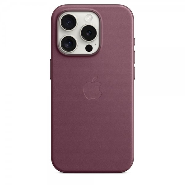 Apple Alkuperäinen iPhone 15 Pro Max Kuori FineWoven MagSafe Mulberry