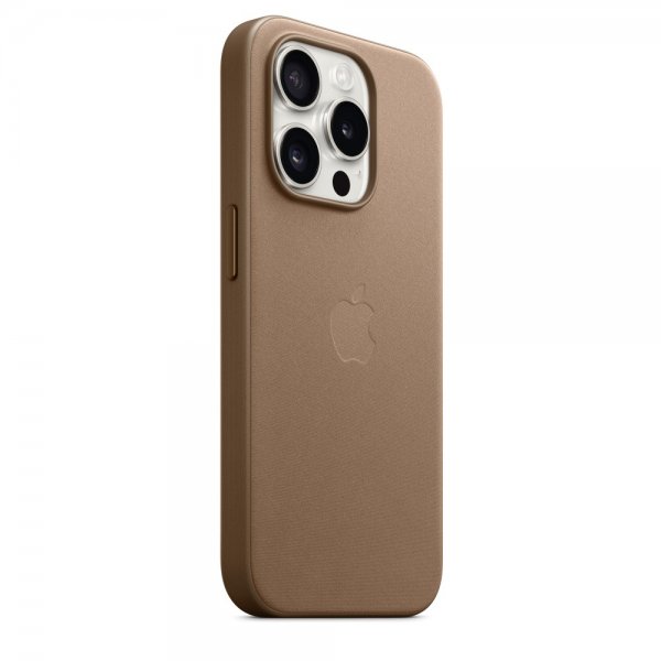 Apple Alkuperäinen iPhone 15 Pro Max Kuori FineWoven MagSafe Taupe