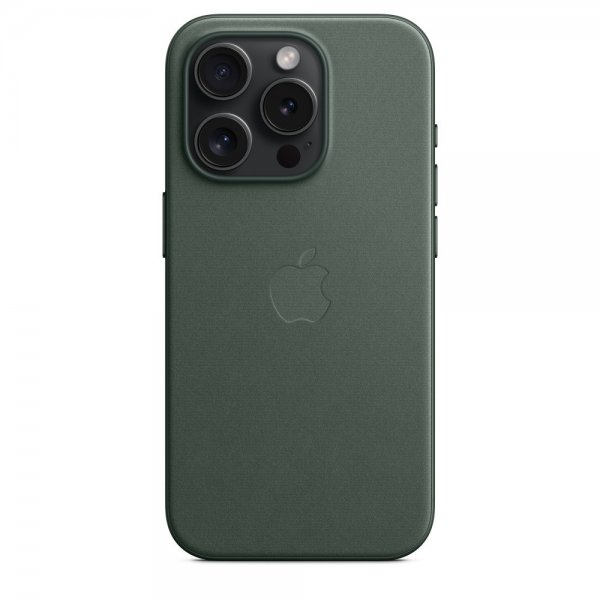 Apple alkuperäinen iPhone 15 Pro Max FineWoven MagSafe -kuori talvivihreä