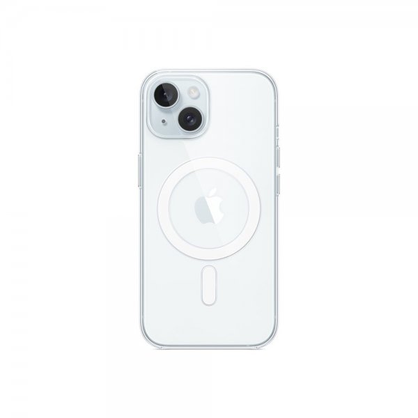 Apple Alkuperäinen iPhone 15 Kuori Clear Case MagSafe Läpinäkyvä