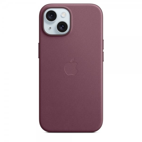 Apple Alkuperäinen iPhone 15 Kuori FineWoven MagSafe Mulperinpensas