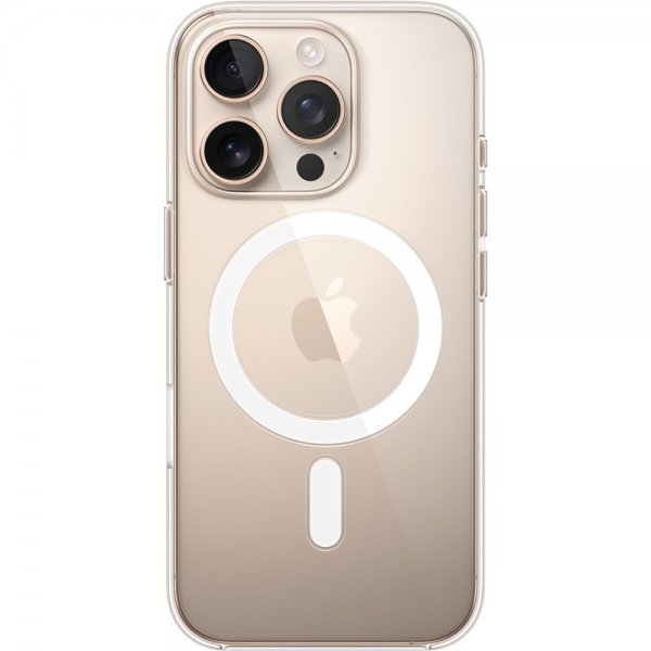 Apple Alkuperäinen iPhone 16 Pro Max Kuori Läpinäkyvä Case MagSafe Läpinäkyvä