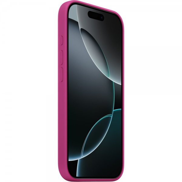 Apple Alkuperäinen iPhone 16 Pro Kuori Silikonikotelo MagSafe Fuchsia