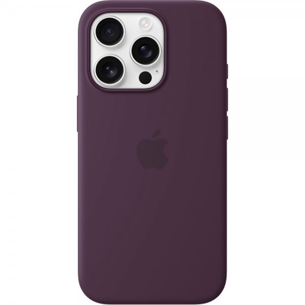 Apple Alkuperäinen iPhone 16 Pro Kuori Silikonikotelo MagSafe Plum