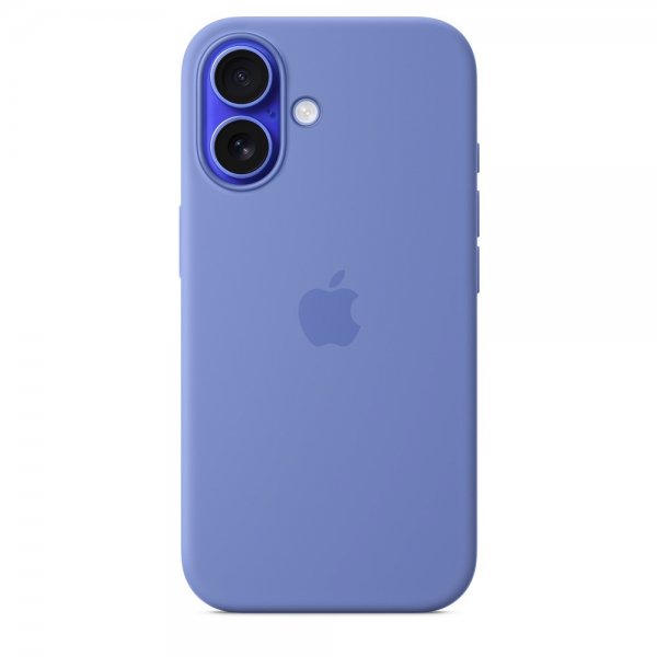Apple Alkuperäinen iPhone 16 -silikonisuojakuori MagSafella, Periwinkle