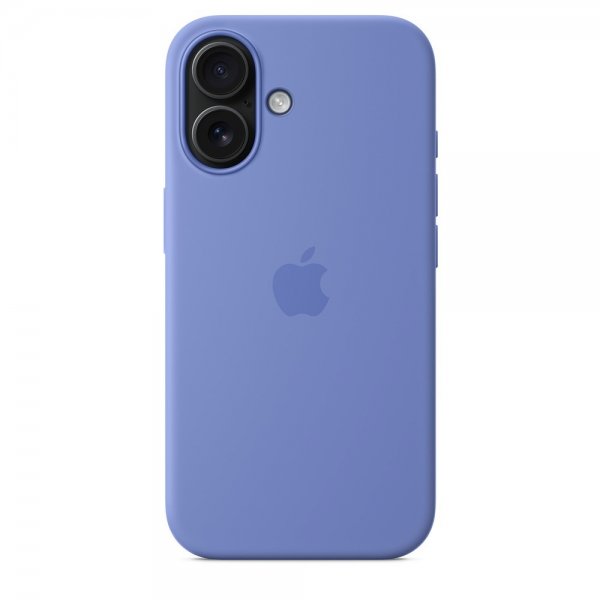 Apple Alkuperäinen iPhone 16 -silikonisuojakuori MagSafella, Periwinkle