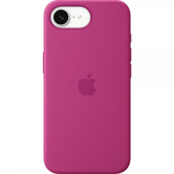 Apple Alkuperäinen iPhone 16e Kuori Silikonikotelo Fuksia