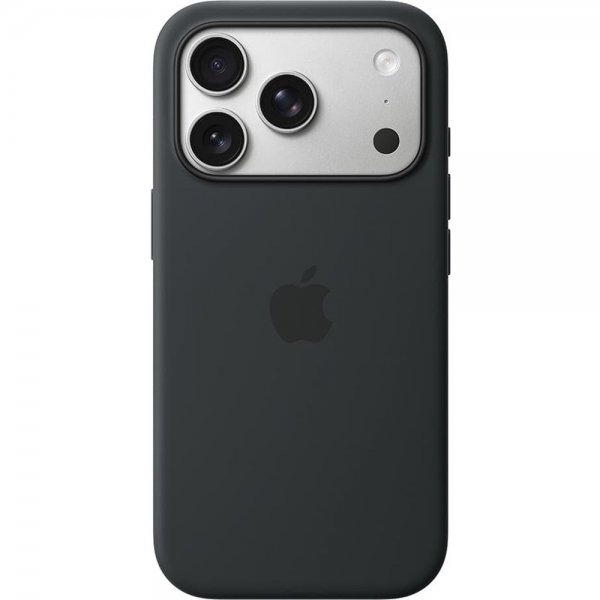 Apple Original iPhone 17 Pro Max -silikonikuori MagSafella, musta