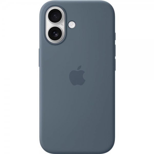 Apple Alkuperäinen iPhone 17 -silikonikuori MagSafe-tuella, Anchor Blue
