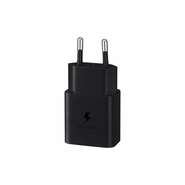 Samsung Alkuperäinen Laturi USB-C-kaapelilla 15W PD-virtasovitin Musta