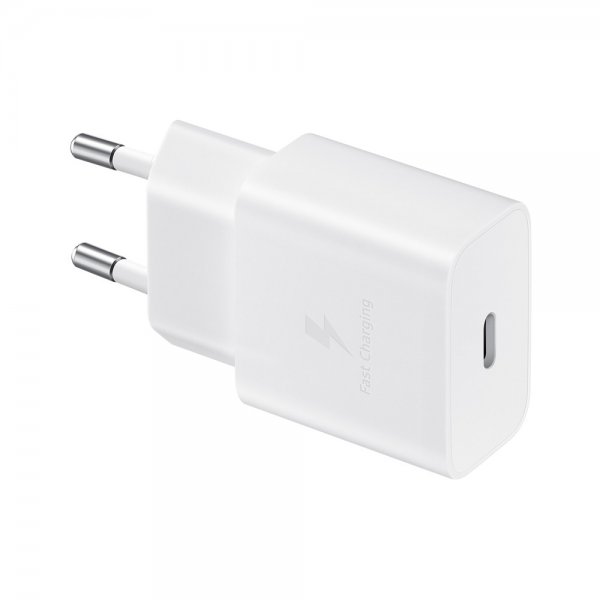 Samsung alkuperäinen laturi USB-C-kaapelilla 15W PD-virtasovitin Valkoinen