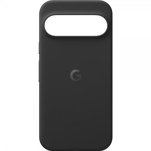 Google Original Pixel 9/Pixel 9 Pro -suojakuori, silikoni, Obsidian